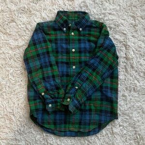 Ralph Lauren Plaid Long Sleeve Button-Up